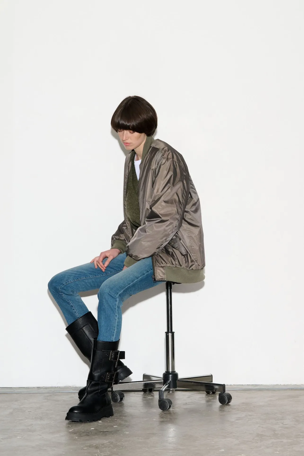 School Rag Blouson aviateur oversize BROOSTER VINTAGE KAKI