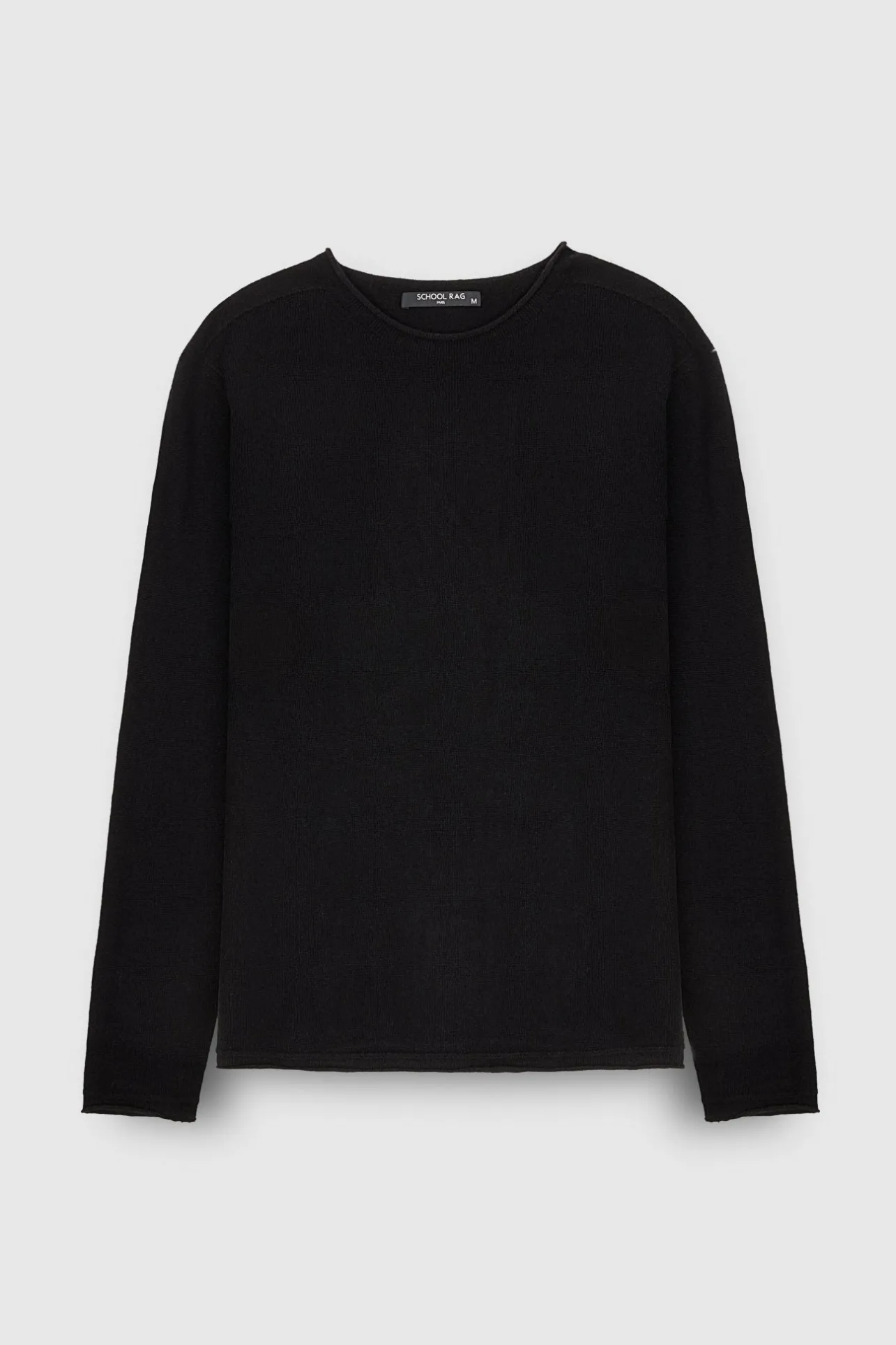 School Rag Pull en laine PARADISO NOIR