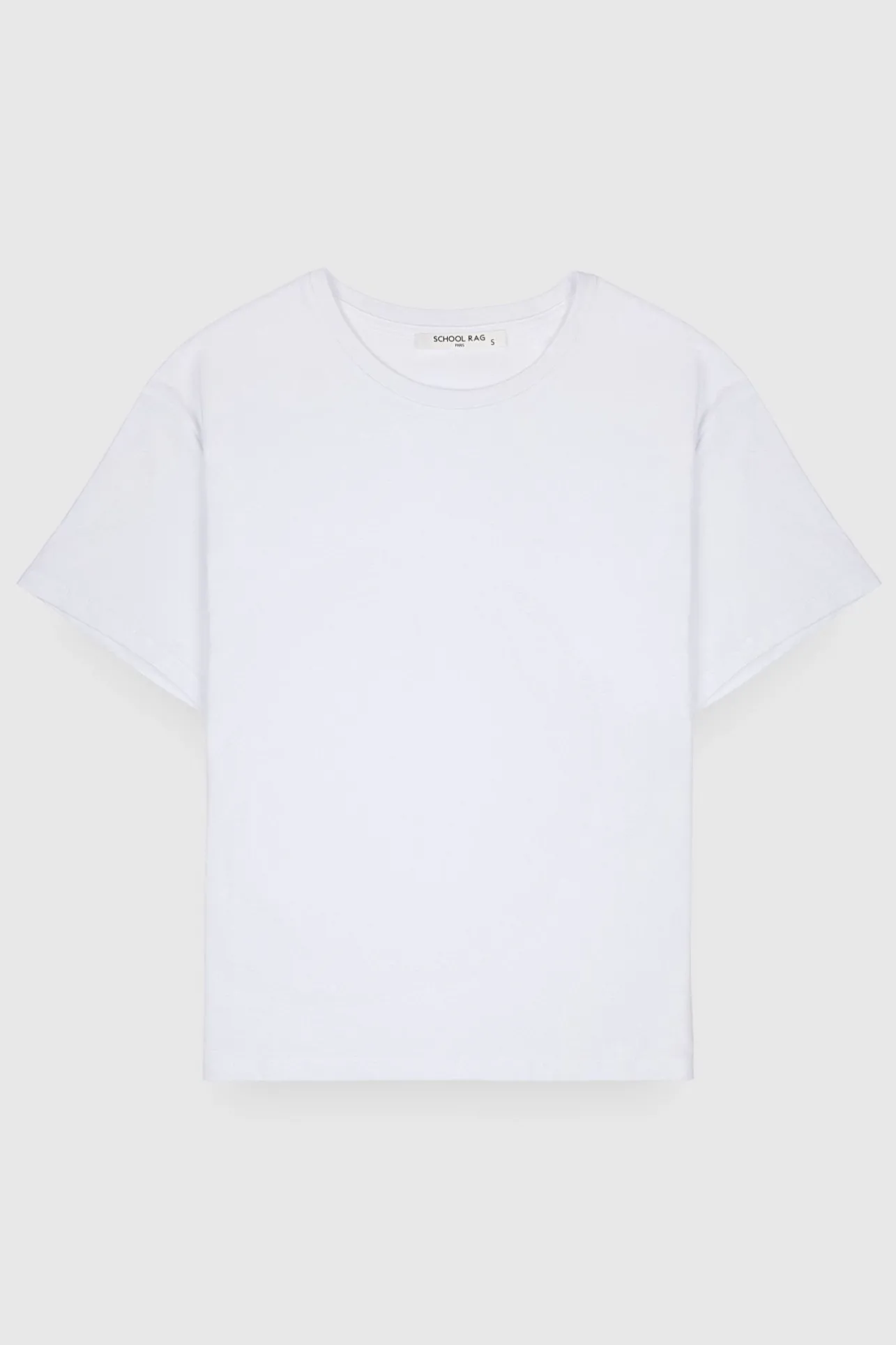 School Rag T-shirt noir SOFTLY BLANC